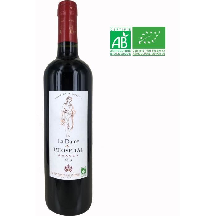 Dame de l'Hospital 2019 Graves - Vin rouge de Bordeaux - Bio