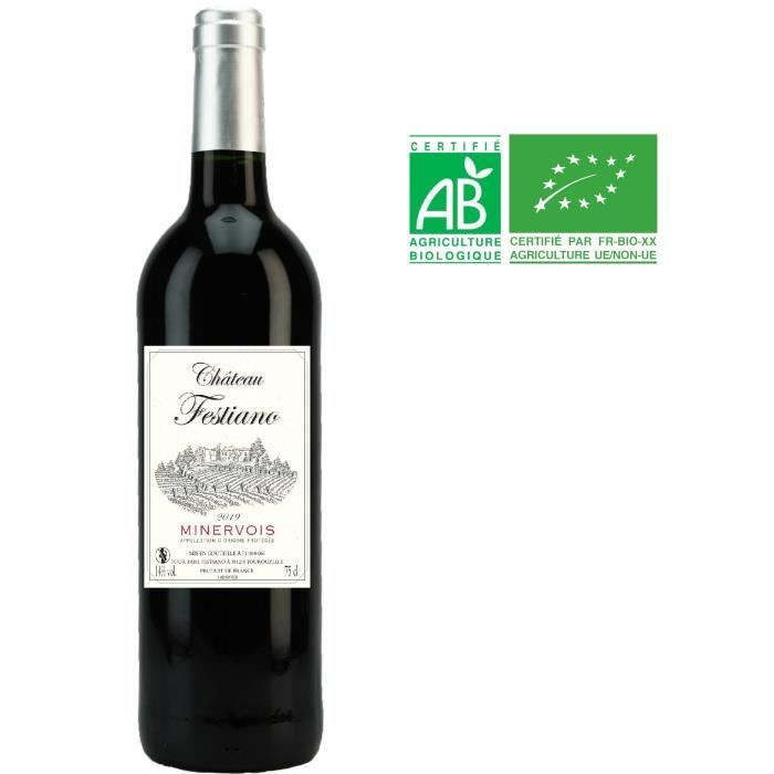 Château Festiano 2019 Minervois - Vin rouge du Languedoc Roussillon