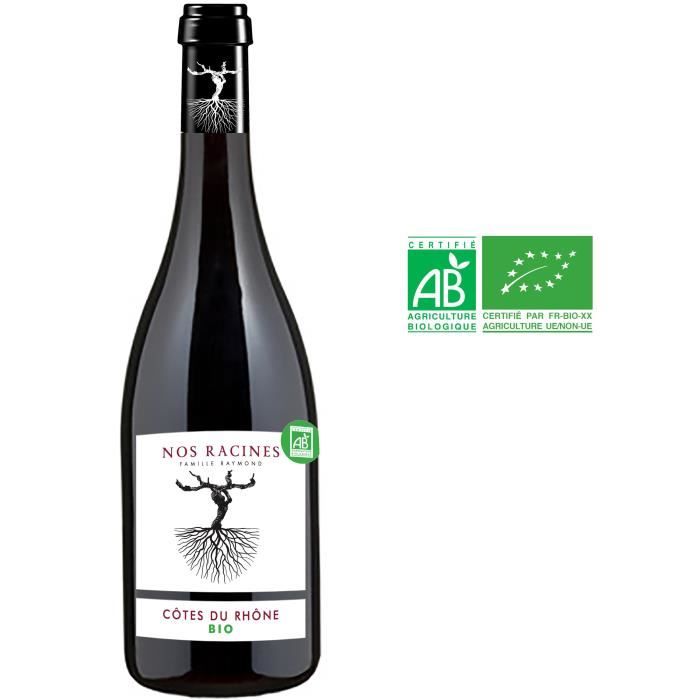 Nos Racines 2020 Côtes du Rhône - Vin rouge de la Vallée du Rhône - Bio