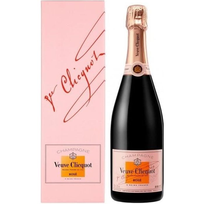 Champagne Veuve Clicquot Rosé avec étui - 75 cl
