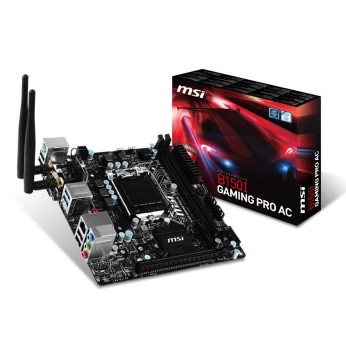 MSI B150I GAMING PRO AC - carte-mère - mini ITX - Socket LGA1151 - B150