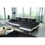 Zen Canape De Relaxation Droit 3 2 Places Simili Noir Et Blanc