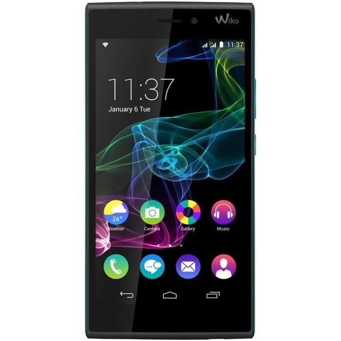 Wiko Ridge 4G Noir Bleu Vert