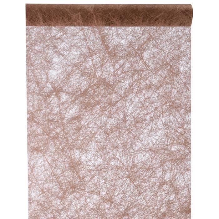 SANTEX Chemin de Table Fanon Chocolat