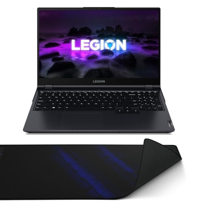 Lenovo Legion 5 15ACH6H 82JU - Ryzen 5 5600H 3.3 GHz 8 Go RAM 512 Go SSD Bleu AZERTY