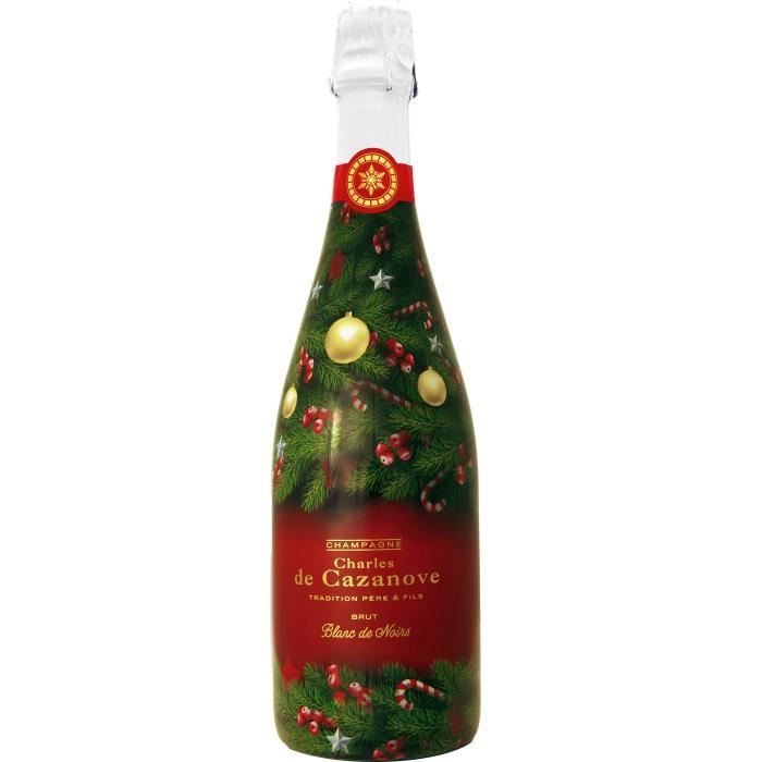 Champagne De Cazanove Edition limitée de Noël Blanc de noir