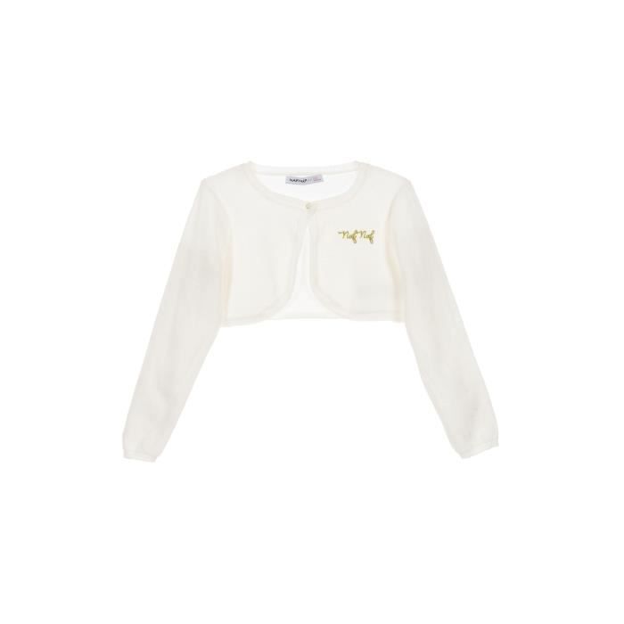 NAF NAF Cardigan Écru Enfant Fille