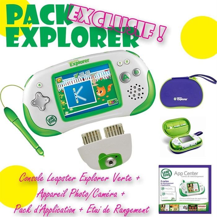 Pack Exclu Explorer Console + Camera + Jeu + Etui