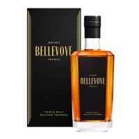 BELLEVOYE - NOIR - Whisky - Triple Malt - Origine : France - 43 % alcool  - bouteille 70 cl
