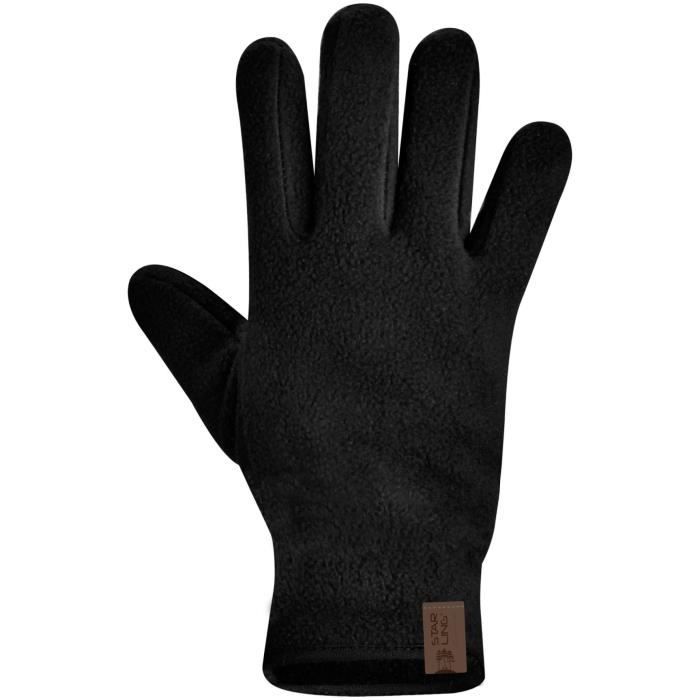 STARLING Gants Polaire - Enfant garçon - Noir