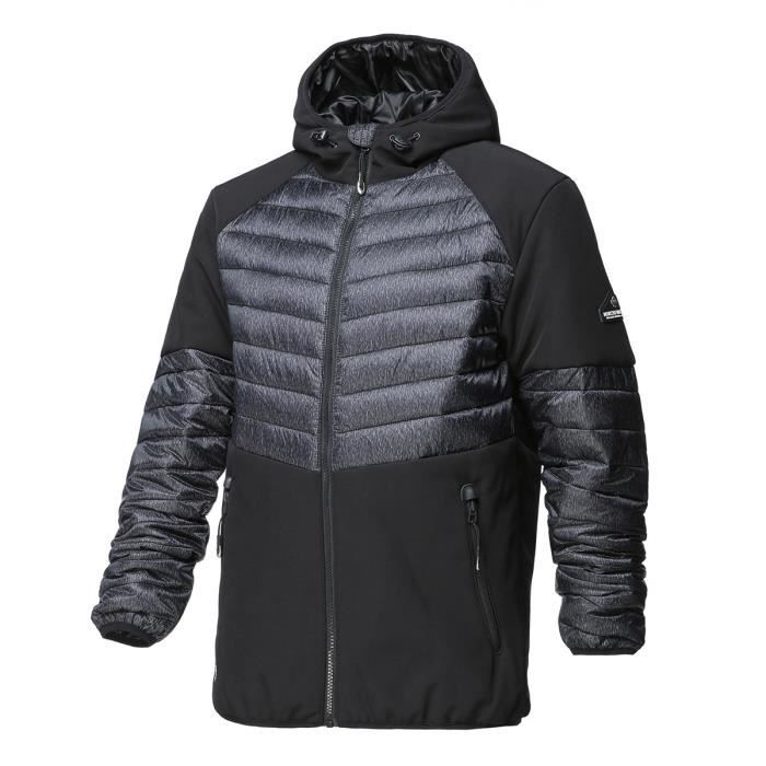 NORTHVALLEY Doudoune Fine Bi-Matière Lenny - Homme - Noir