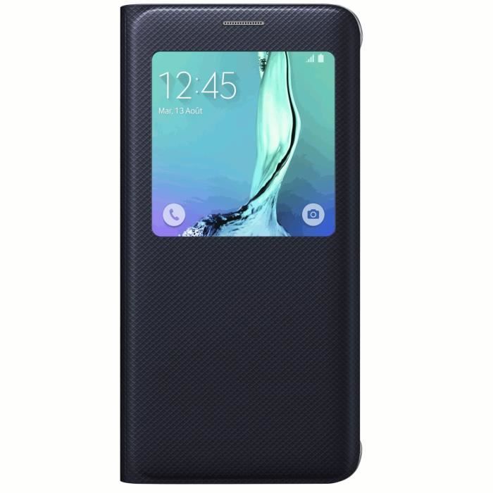 Samsung S View Cover Galaxy S6 edge+ Noir