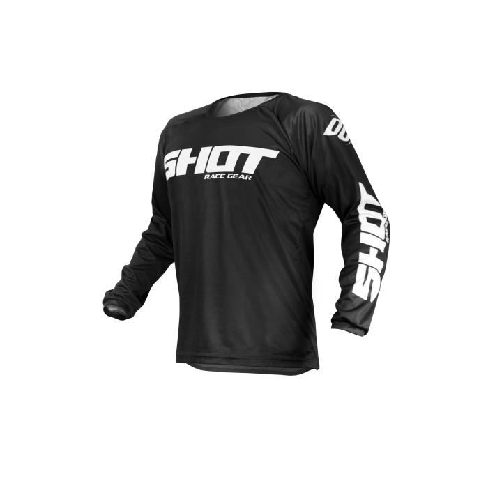 SHOT Gear Raw Maillot cross - Noir