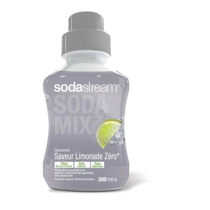 SODASTREAM Concentré saveur Limonade Zéro 500ml (Lot de 3)
