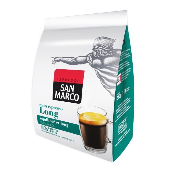 SAN MARCO Long - 36 Doses - Compatible Senseo