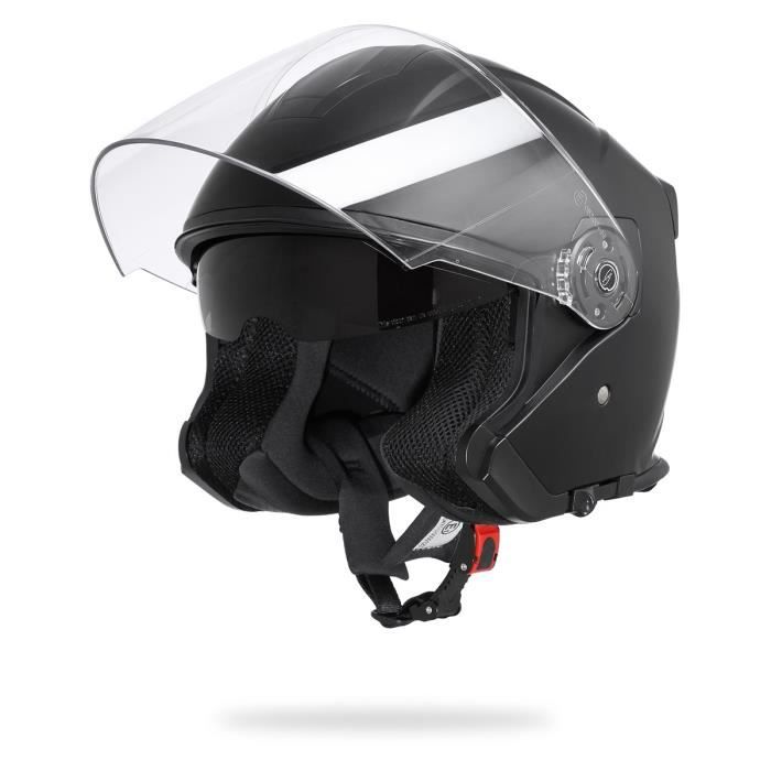 STORMER Neo Casque Jet Noir Mat