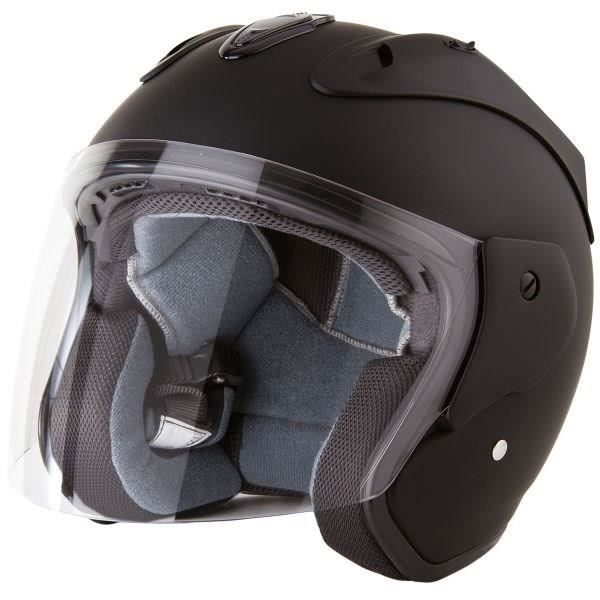 STORMER Casque Jet Sun Evo Noir Mat