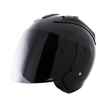 STORMER Casque Jet Sun Evo Noir Verni