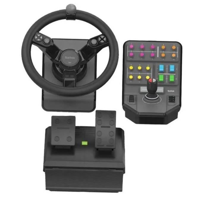 SAITEK Farm Sim Controller Simulateur de tracteur + Antivirus NORTON 360 Deluxe