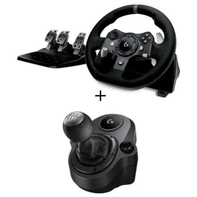 Pack Logitech : Volant G920 Driving Force + Levier de Vitesse Driving Force Shifter + Antivirus NORTON 360 Deluxe