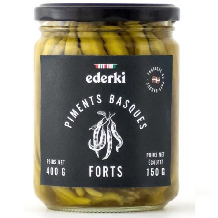 EDERKI Piments basques forts - 400 g