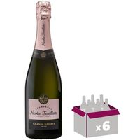 Champagne Nicolas Feuillatte La Grande Réserve Rosé - 75 cl x6