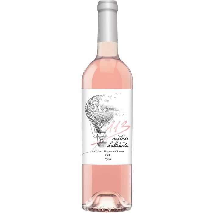 Château Beauregard Ducasse 113 mètres d'altitude 2020 - Vin rosé de Bordeaux