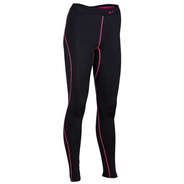 AVENTO Collants de Compression - Femme - Noir et Rose