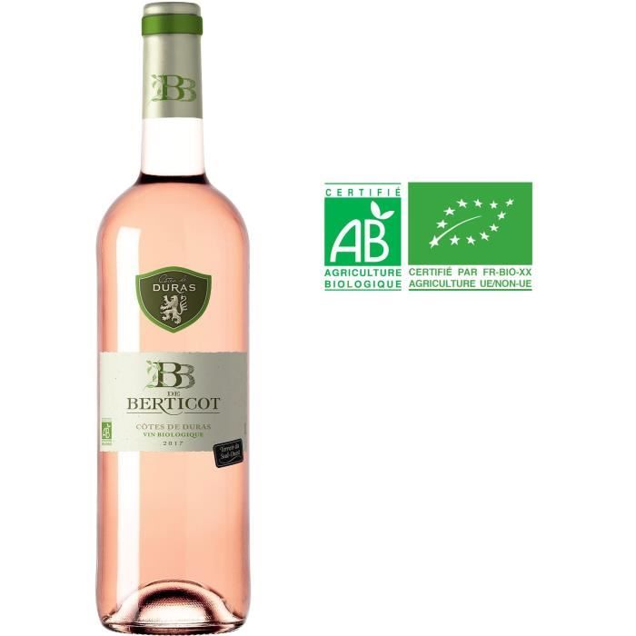 BB de Berticot 2019 Côtes de Duras - Vin rosé du Sud-Ouest - Bio