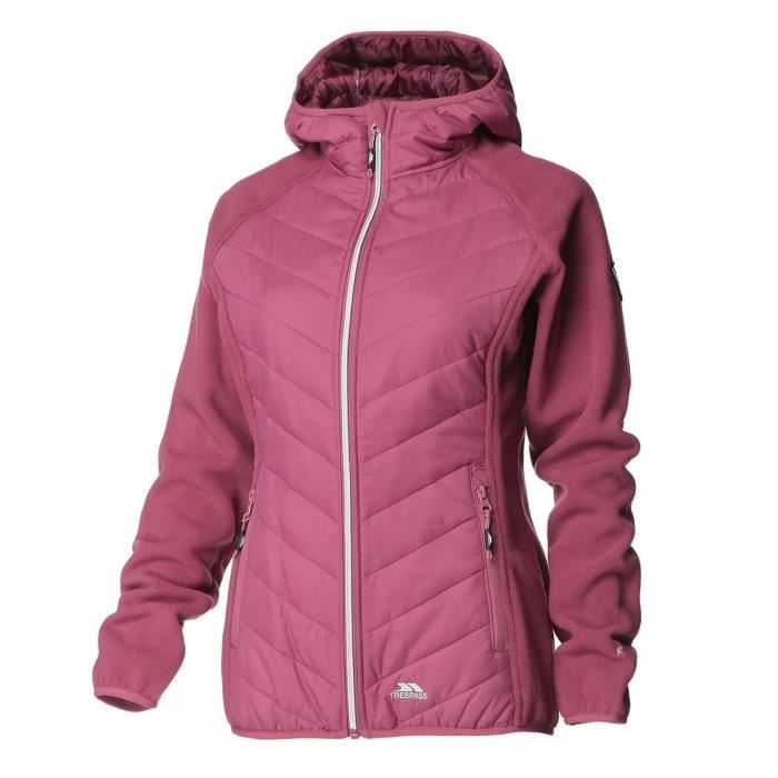 TRESPASS Polaire Boardwalk - Femme - Rose foncé
