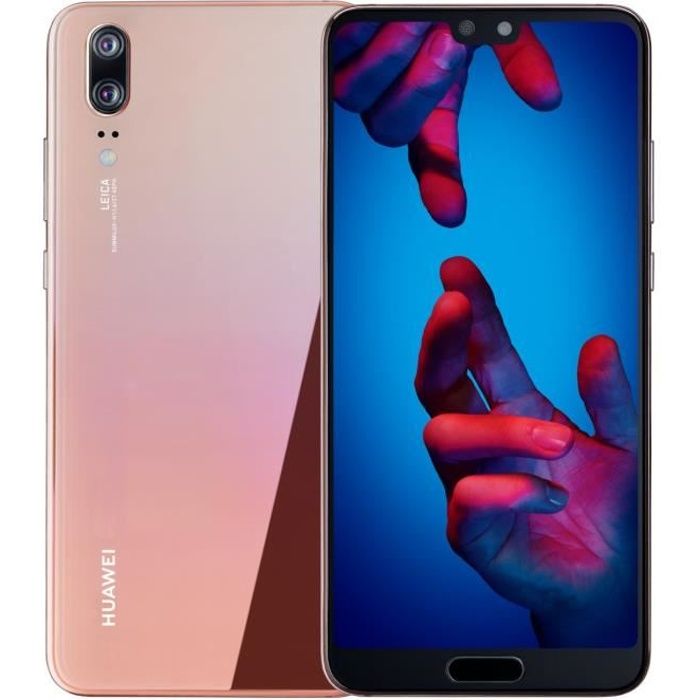 Smartphone Huawei P20 Double SIM 128 Go Rose