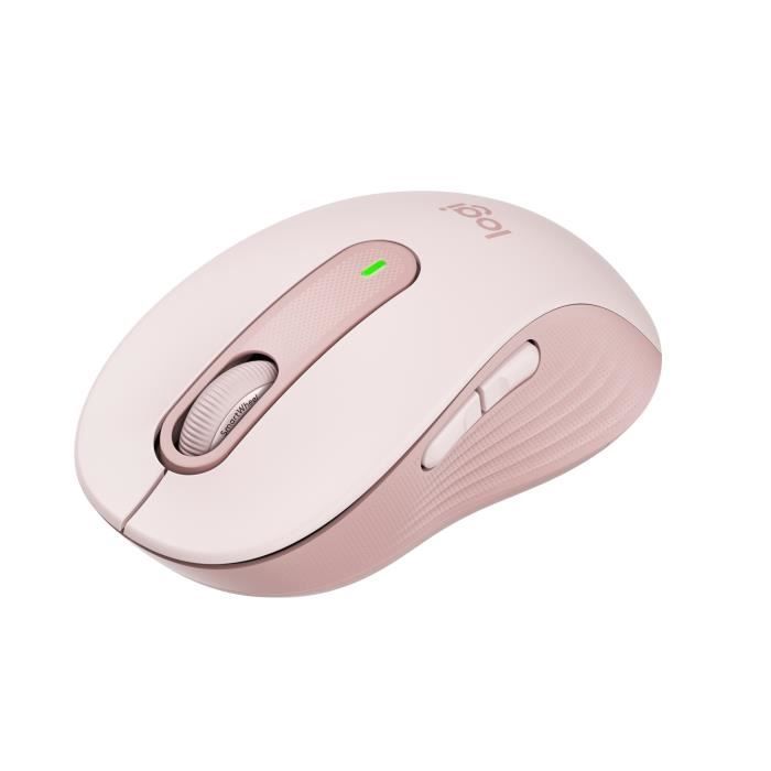 Souris Sans Fil Logitech Signature M650 - Silencieuse, Bluetooth, Boutons Programmables - Rose