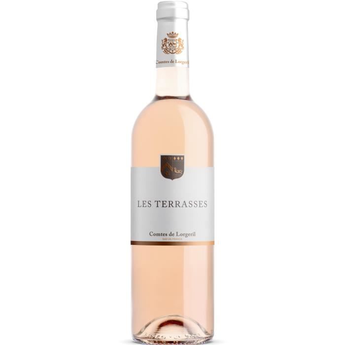 Vignobles Lorgeril Les Terrasses 2020 Pays d'Oc - Vin rosé de Languedoc-Roussillon