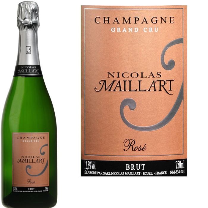 Champagne Nicolas Maillart Brut Rosé x1