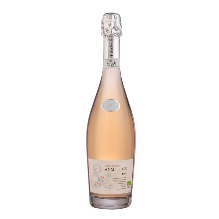 Symbiose Vin Mousseux Bio Brut Rosé - 75 cl