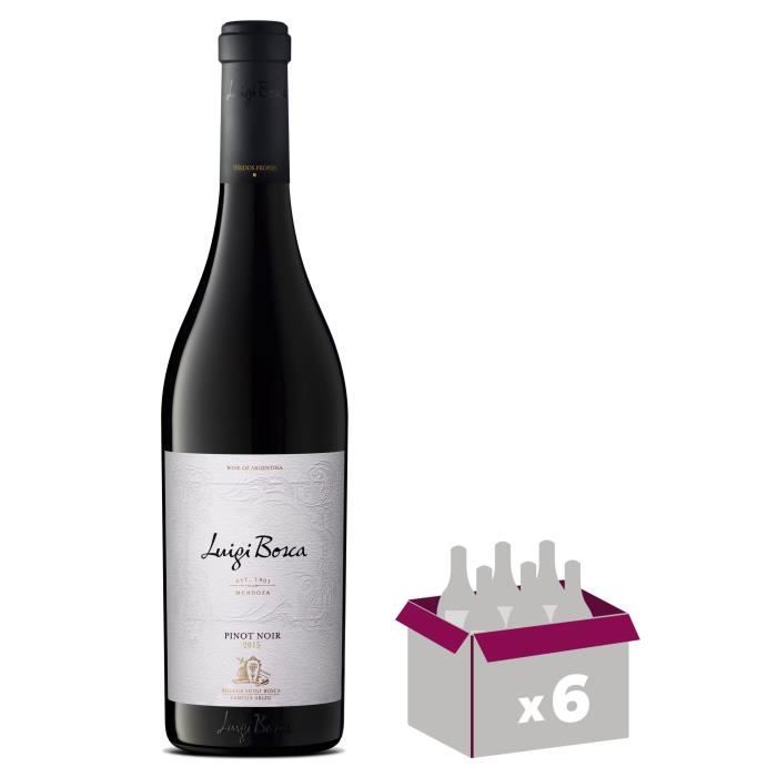 LUNGI BOSCA Reserva Pinot Noir Vin d'Argentine - Rouge - 75 cl x 6