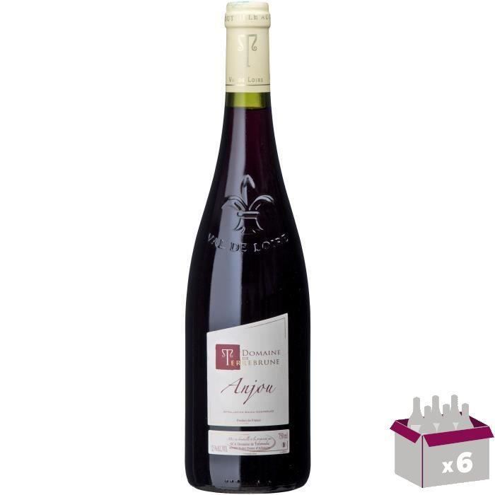 Domaine de Terrebrune Anjou - Vin rouge du Val de Loire x6