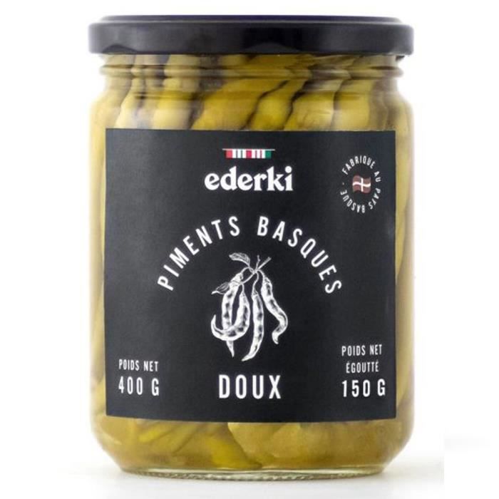 EDERKI Piments basques doux - 400 g