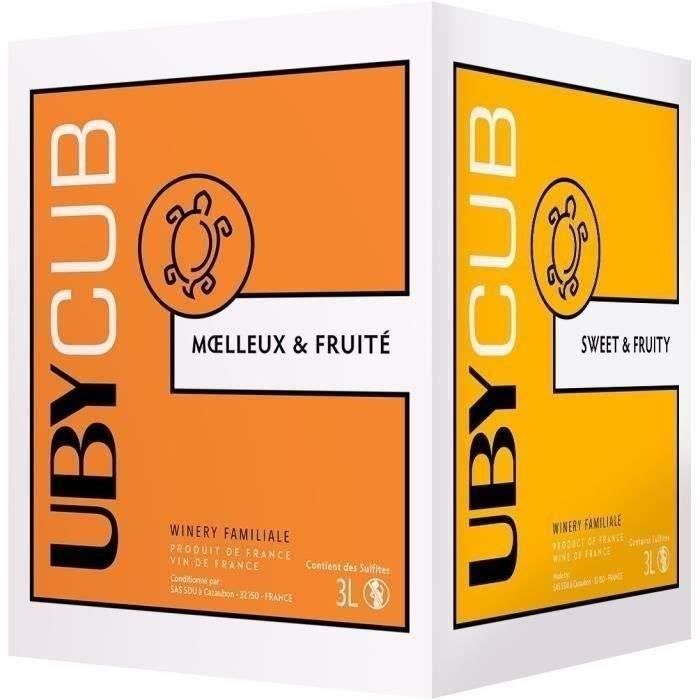 BIB 3L UBY CUB Côtes de Gascogne vin blanc doux