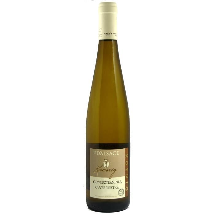 KOENIG GEWURZTRAMINER Cuvée Prestige Grand Vin d'Alsace Casher - Blanc - 75 cl