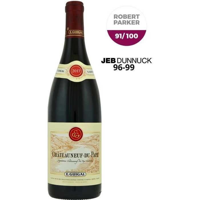 E. Guigal 2017 Châteauneuf-du-Pape - Vin rouge de la Vallée du Rhône