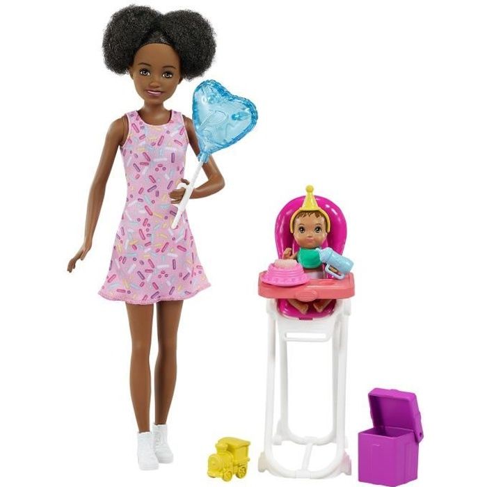 BARBIE Coffret Amie de Skipper Babysitter Anniversaire