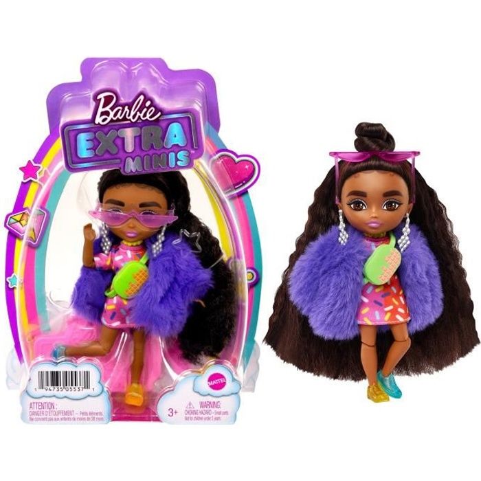 Barbie - Barbie Extra Mini Modèle 1 - Poupée - 3 ans et +