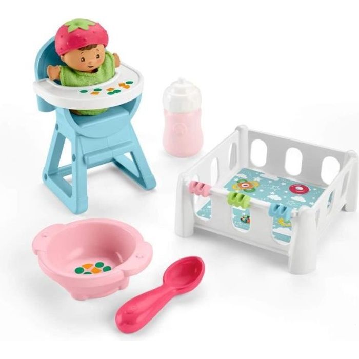 FISHER-PRICE Little People Babies L'heure du goûter et de la sieste - de 18 mois à 5 ans