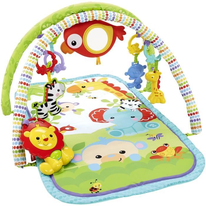 FISHER-PRICE Tapis Amis de la Jungle 3-en-1 - Dès la naissance