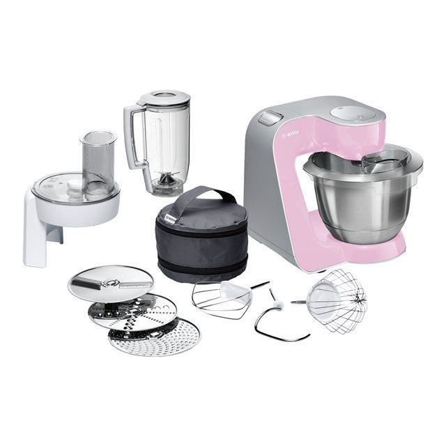 Bosch Mum58k20 - Robot Pâtissier Mum 5 – Rose Dragée Et Argent