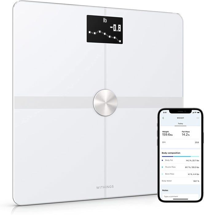 WITHINGS / NOKIA - Balance connectée Body Plus- analyse de la composition corporelle - Blanc