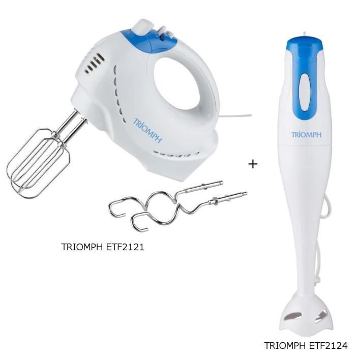 Pack TRIOMPH Batteur ETF2121 + Pied mixeur ETF2124