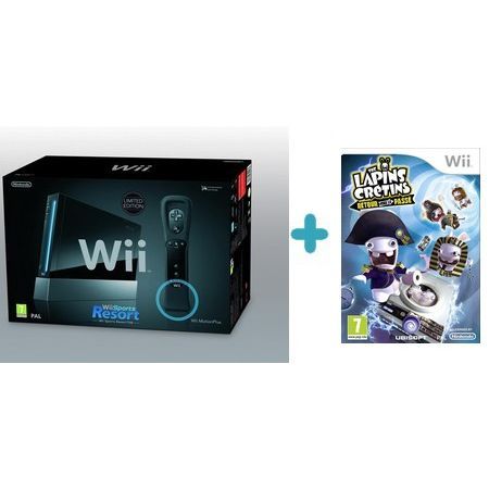 Wii NOIR SPORT+LAPINS CRETINS