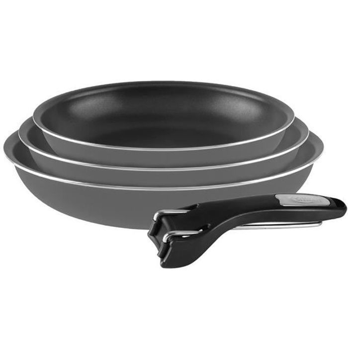 SITRAM Set 3 poêles tous feux dont induction + pince